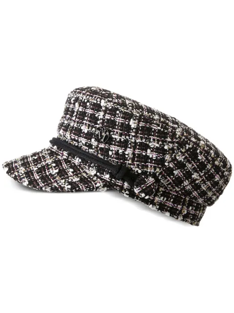 Maison Michel New Abby tweed sailor cap White 2213080001