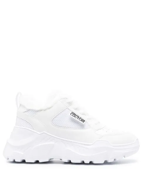 Versace Jeans Couture Speedtrack fur-lining sneakers White 75VA3SC2ZS854