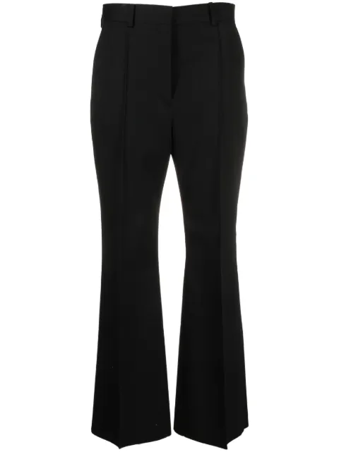 Lanvin flared cropped wool trousers Black RWTR00144885A23