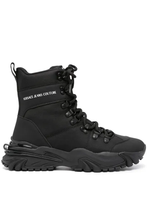 Versace Jeans Couture Trail Trek chunky-sole boots Black 75YA3SIDZS893