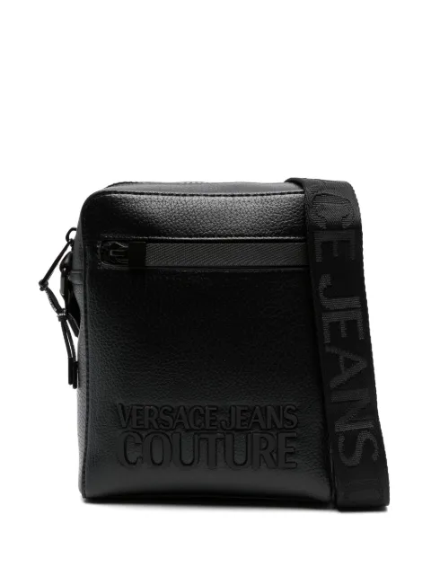 Versace Jeans Couture logo-lettering crossbody bag Black 75YA4B75ZG128