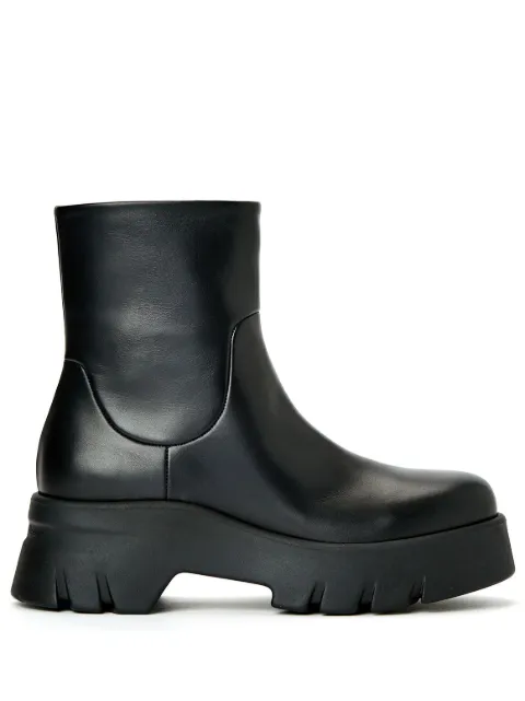 Gianvito Rossi Montey ankle leather boots Black G7329720GOMVGINERO
