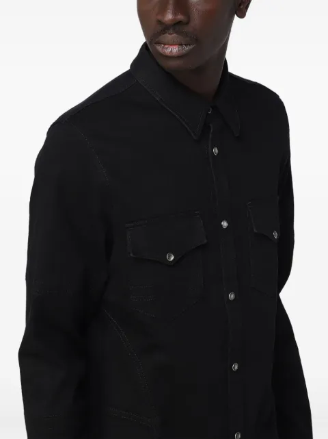 Alexander McQueen denim shirt Black 751667QVY49