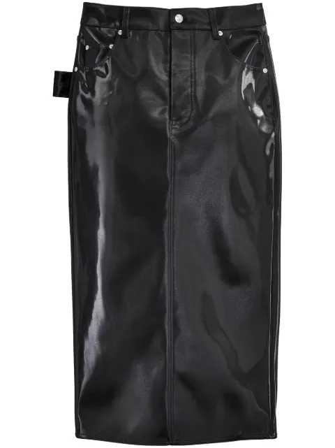Marc Jacobs reflective midi skirt Black 2F3RSK001W06001