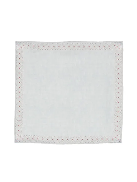 Eleventy polka-dot cotton-wool scarf Grey H77POCA01TES0H045