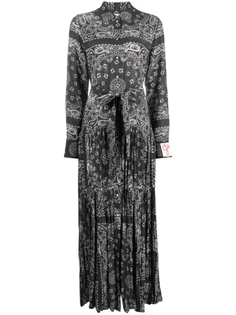 Golden Goose paisley-print maxi shirtdress Grey GWP00824P001257