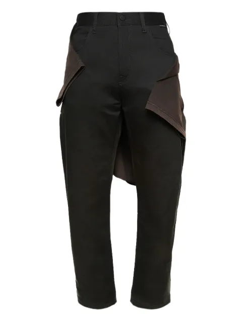 44 LABEL GROUP buttoned trousers Black B0030259FA254099