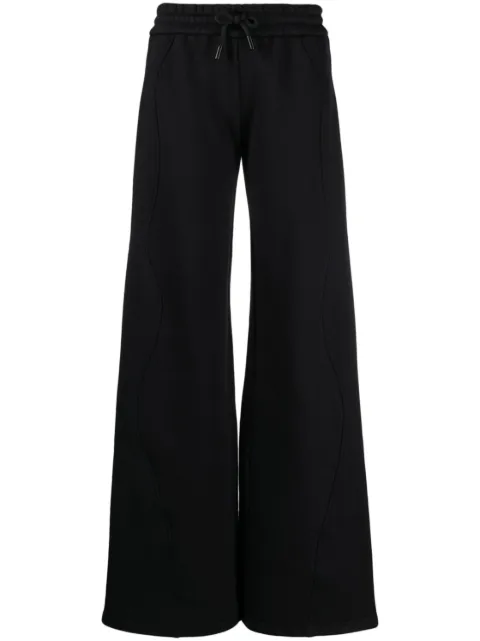 Off-White piping-detail cotton track pants Black OWCH020F23JER0011000