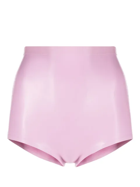Maison Margiela high-waisted latex briefs Purple S29QP0031SV0259391