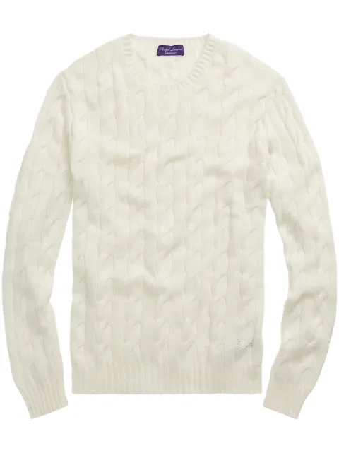Ralph Lauren Purple Label cable-knit cashmere jumper Neutrals 790509405006