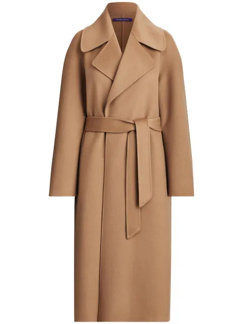 Ralph Lauren Collection Leonarda cashmere wrap coat Brown 290882990004