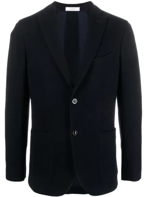 Boglioli single-breasted wool blazer Blue N1302EFA0015
