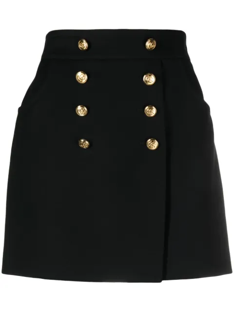 Gucci button-up crepe skirt Black 756549ZAD881000