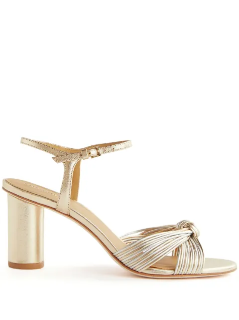 Reformation Petra leather sandals Gold 1310860GLS