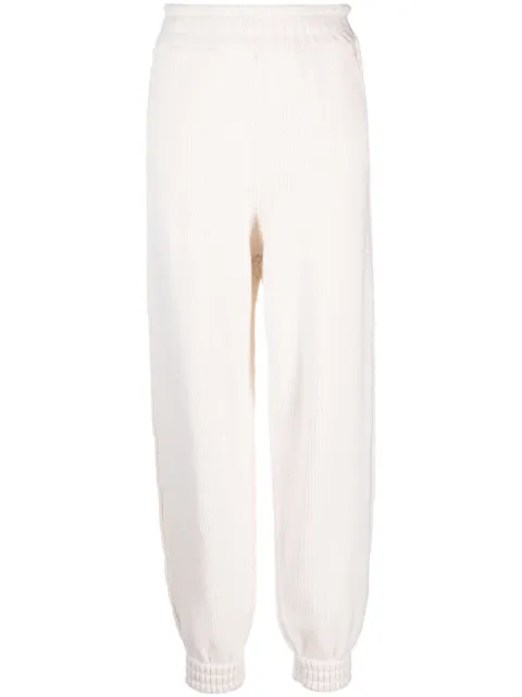 Barrie cashmere knitted trousers Neutrals C222624