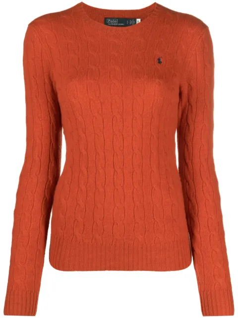 Polo Ralph Lauren Polo Pony cable-knit jumper Red 211910421