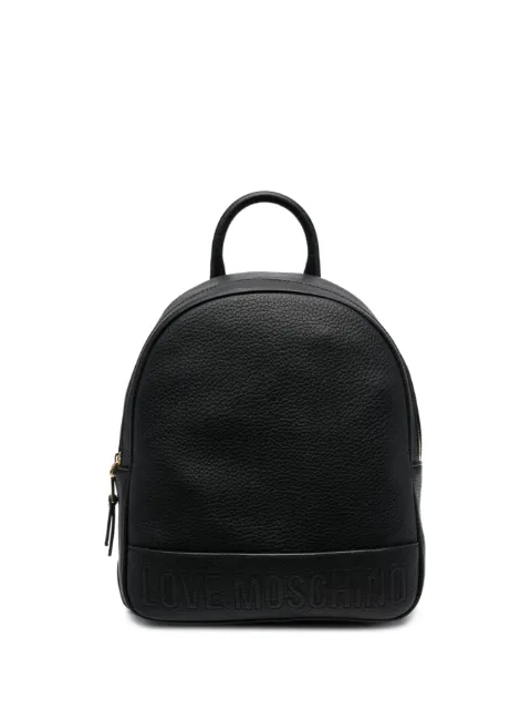Love Moschino logo-detail backpack Black JC4134PP1HLM