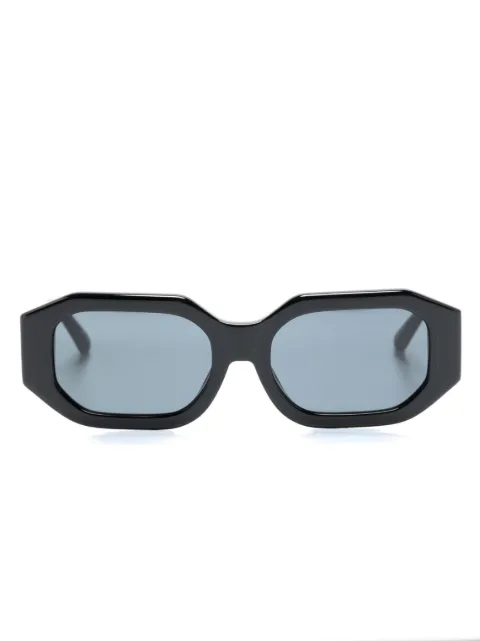 Linda Farrow x The Attico Blake rectangle-frame sunglasses Black BLAKE