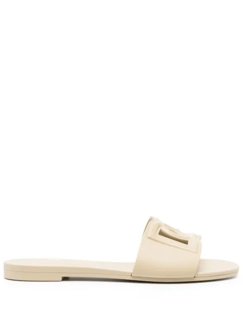 Dolce & Gabbana rubber beachwear slides Neutrals CW2215AN994