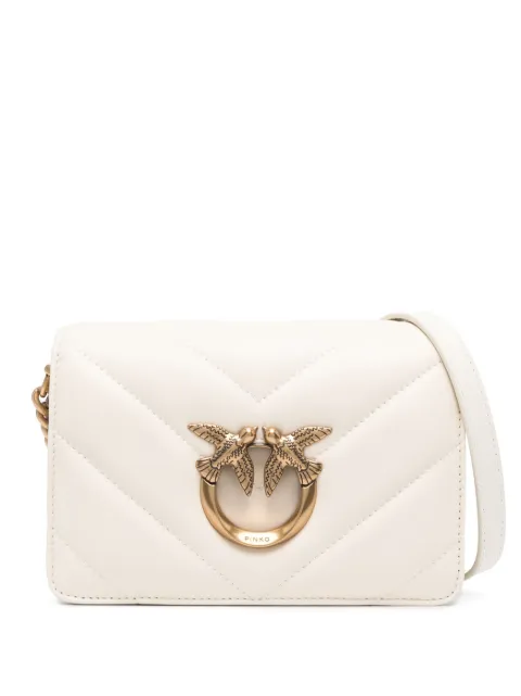 PINKO mini Love Click crossbody bag Neutrals 100067A136