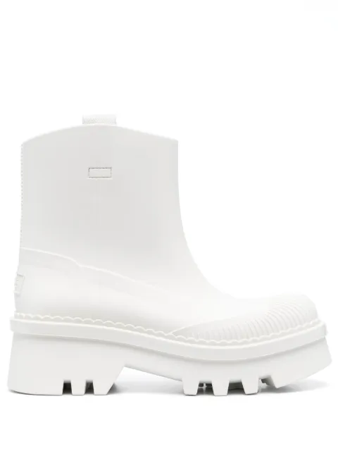 Chloé track-sole rain boots White CHC23A904FP10137W