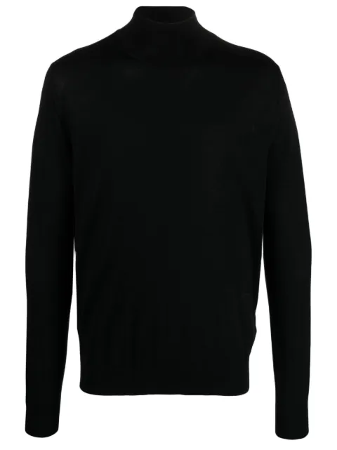 Lanvin roll-neck wool-blend jumper Black RMPO0009K201A23