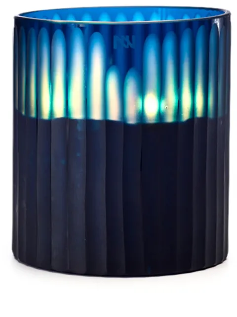 Onno Royal tonal-design candle Blue ON282G