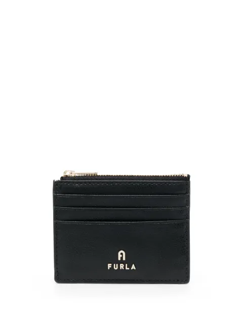 Furla logo-plaque leather wallet Black WP00388ARE0001007