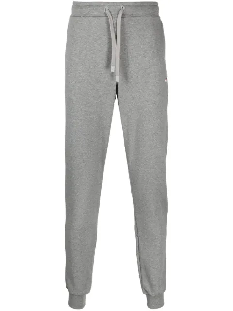 Tommy Hilfiger logo-print cotton track pants Grey MW0MW30397