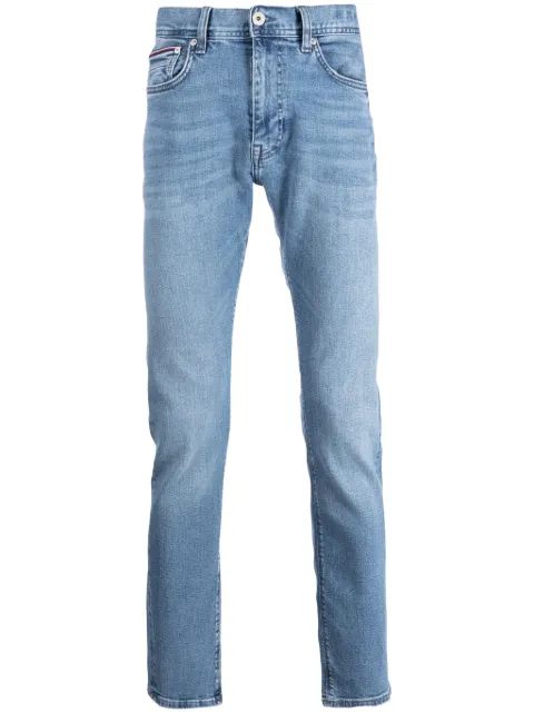 Tommy Hilfiger mid-rise slim-cut jeans Blue MW0MW32098