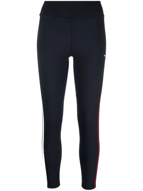 Tommy Hilfiger Sport 7/8 tape-detail leggings Blue S10S101708