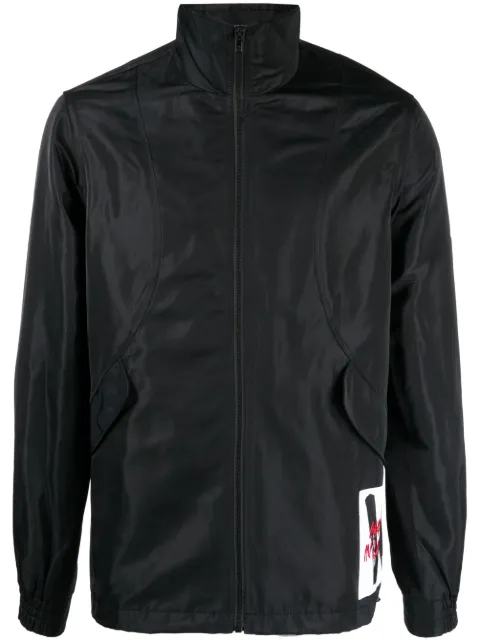 Ports V logo-patch zip-up jacket Black VS23JK02