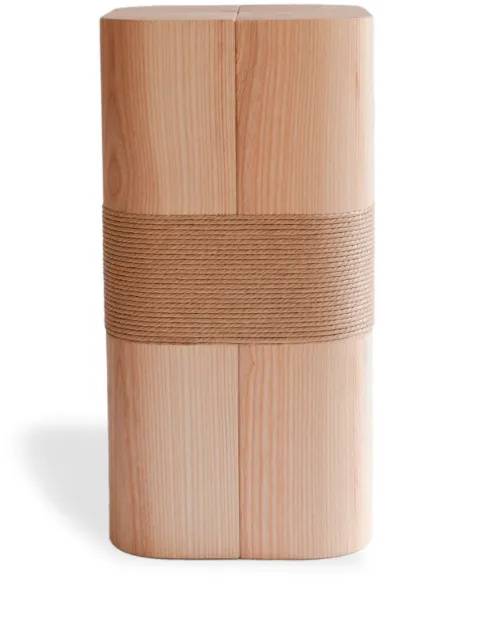 Origin Made Monolith Plinth wood sculpture (43cm) Brown MNP1