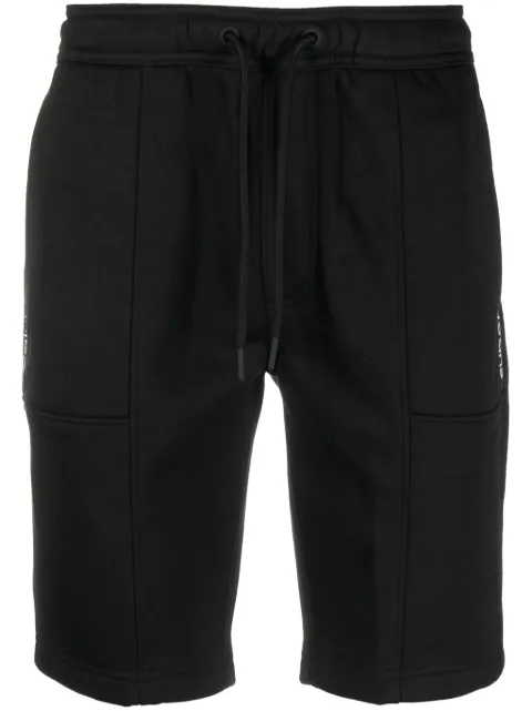 Calvin Klein Jeans logo-print drawstring track pants Black J30J323401