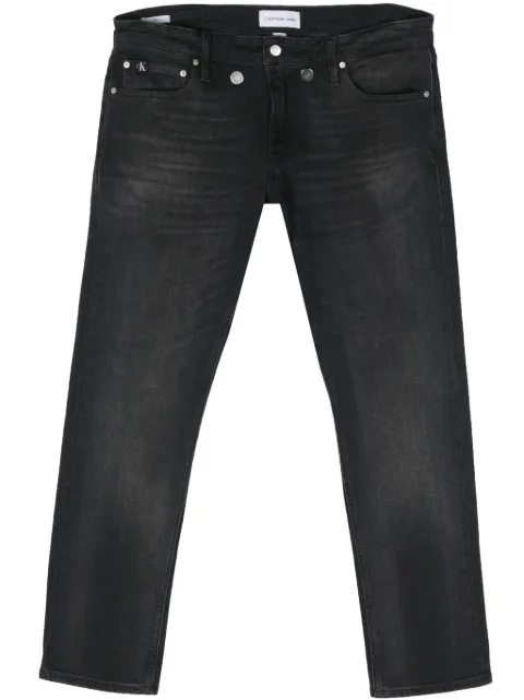 Calvin Klein Jeans low-rise stretch-cotton jeans Black J30J323858