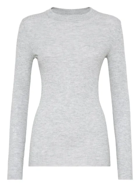 Brunello Cucinelli ribbed sweater Grey M41822900C072
