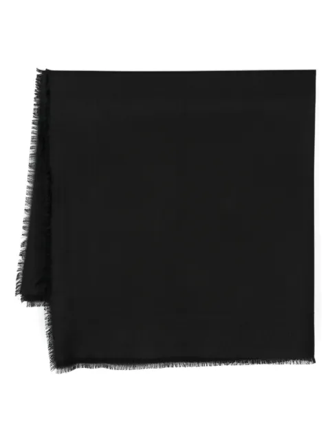 Saint Laurent logo-jacquard scarf Black 7600293YN86