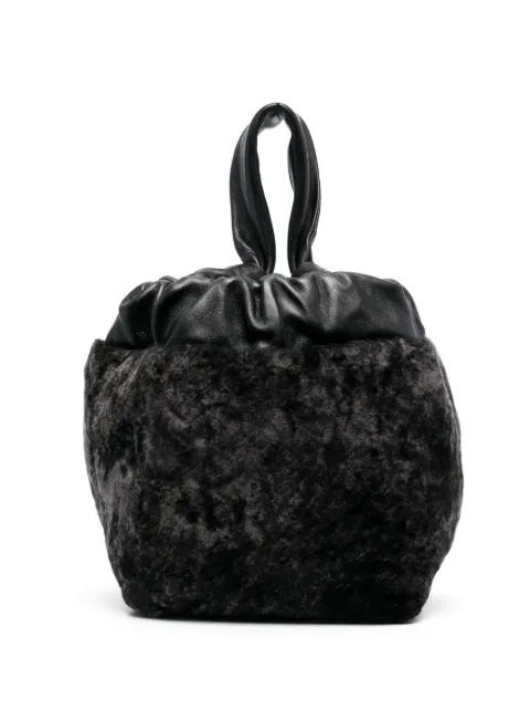 Jil Sander leather tote bag Black J07WD0070P5833