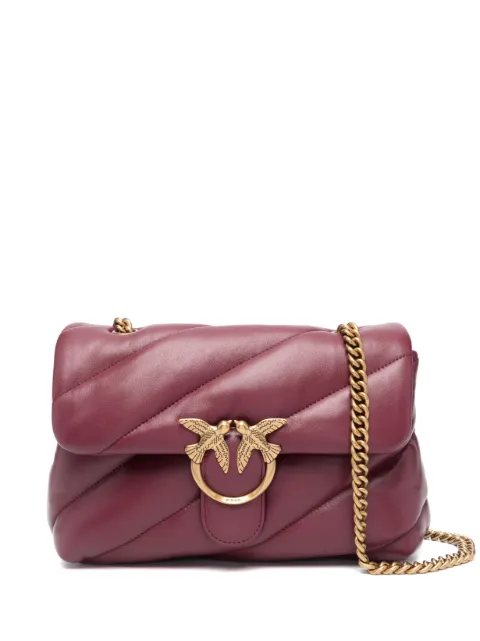 PINKO Love Puff quilted leather shoulder bag Red 100038A0F2WW5Q