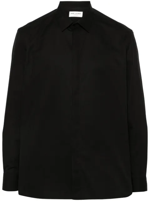 Saint Laurent poplin shirt Black 564269Y1H48