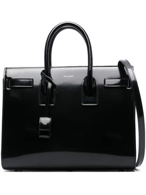 Saint Laurent small Sac de Jour tote bag Black 398709AAB9H