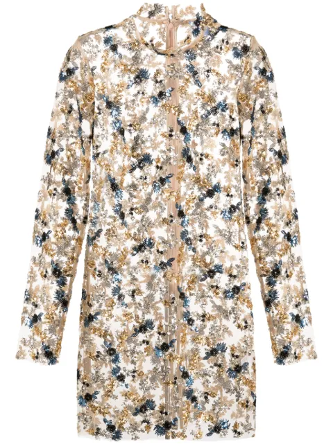 Macgraw Daisy sequin-embellished minidress Multicolour DAISYCHAINDRESSINFLORALSEQUIN
