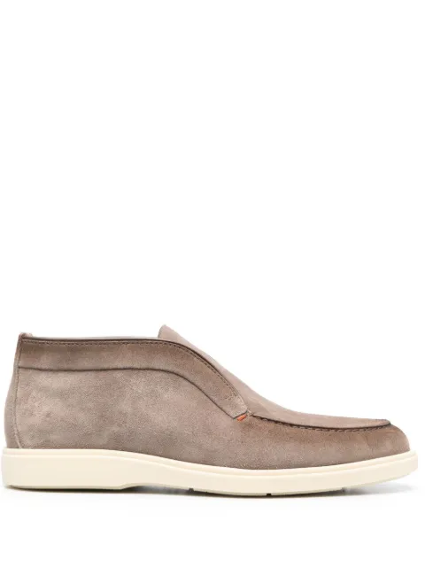 Santoni slip-on suede boots Brown MGDT17823TICBGEX