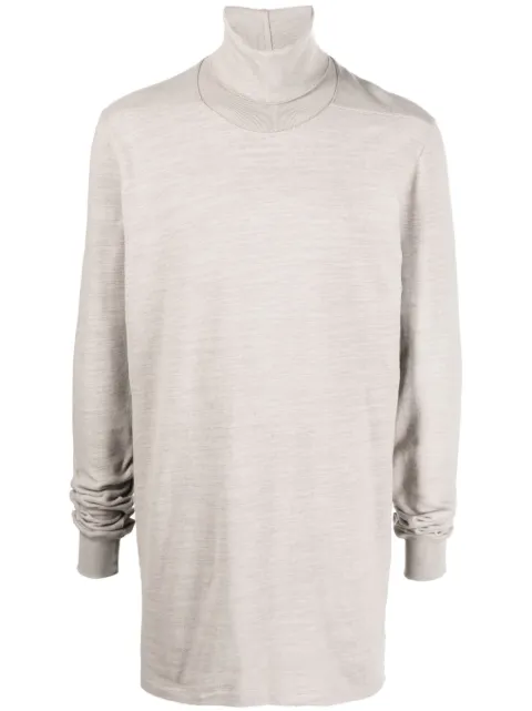 Rick Owens Surf marl-knit jumper Neutrals RU02C7286BG