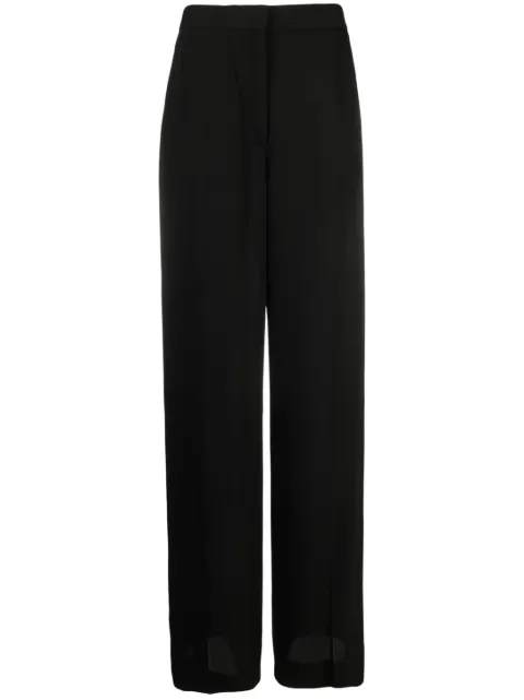 Fabiana Filippi high-waisted palazzo trousers Black PAD213F550000D382