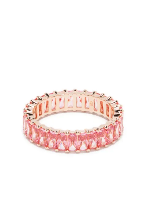 Swarovski Matrix crystal-embellished ring Pink 5647589