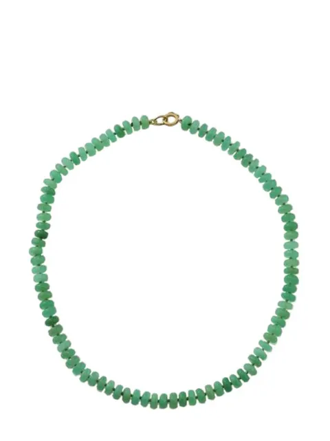 Irene Neuwirth 18kt yellow gold chrysoprase bead necklace Gold N711CH16