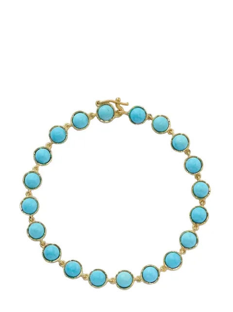 Irene Neuwirth 18kt yellow gold Kingman turquoise bracelet Gold B223KT
