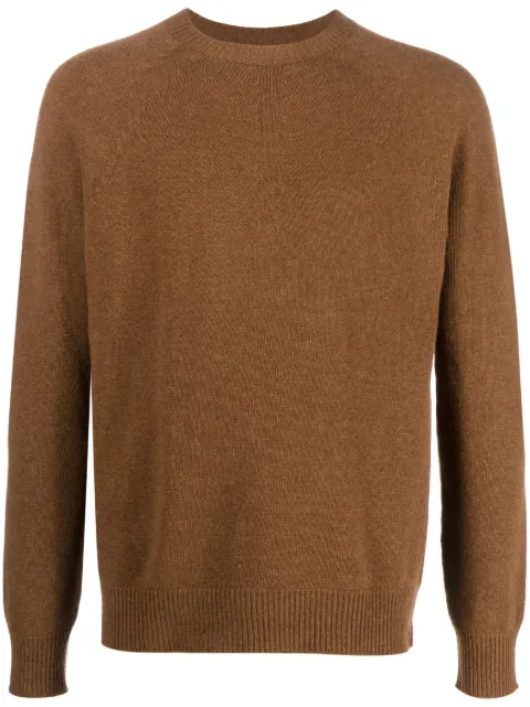 Jil Sander fine-knit wool-cashmere jumper Brown J22GP0133J13264