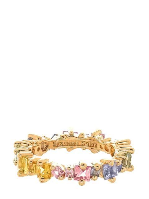 Suzanne Kalan 18kt yellow gold sapphire band ring Gold BAR983YG